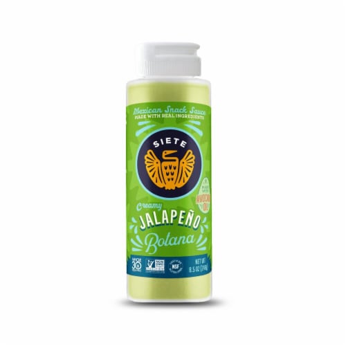 Siete Creamy Jalapeño Botana Sauce Perspective: front