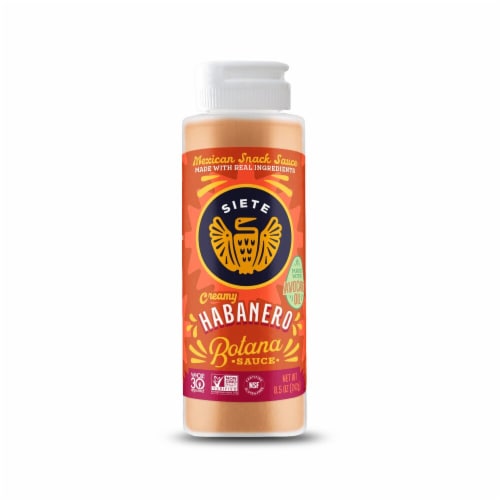 Siete Creamy Habanero Botana Sauce Perspective: front
