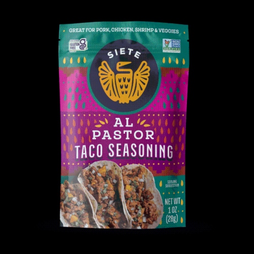 Siete Al Pastor Taco Seasoning Perspective: front
