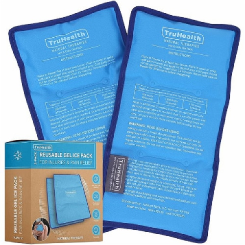 TruHealth Reusable Gel Ice Pack Hot & Cold Muscle Therapy Large, Pack of 2  - Kroger