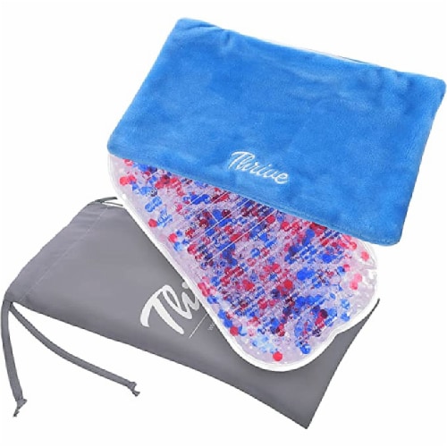 Thrive 2 Pack Reusable Gel Ice Packs for Injuries, one size