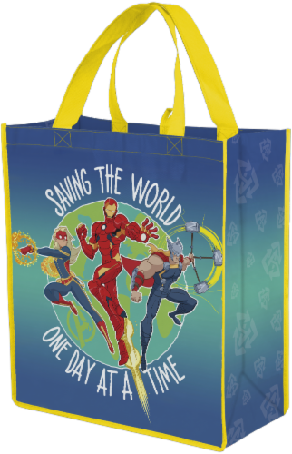 Marvel Saving the World Tote Perspective: front