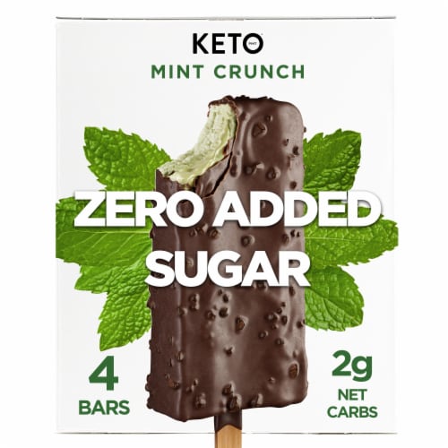 Keto® Mint Crunch Ice Cream Bars