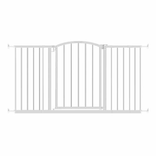 Ingenuity Deluxe Metal Extra Tall Walk Through Arch Dog Gate for Doorways White 1 Piece Dillons Food Stores