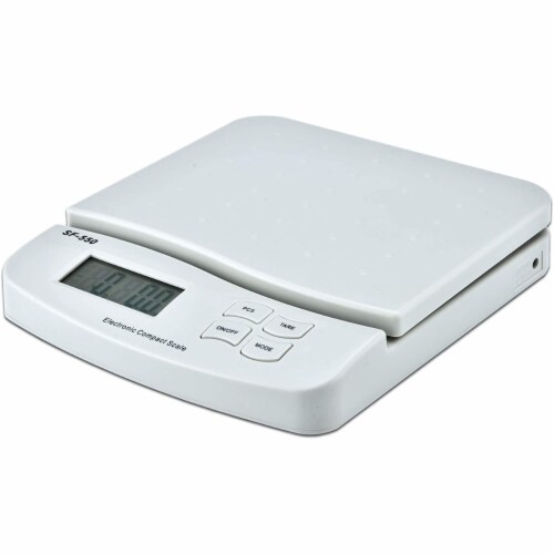 Madison 55 LB x 0.1 OZ Digital Postal Shipping Scale with Counting Function, Auto Read Hold, Perspective: front