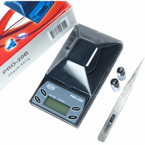 20g x 0.001 Grams, High Precision Digital Milligram Jewelry Scale,  Reloading, Jewelry and Gems Scale