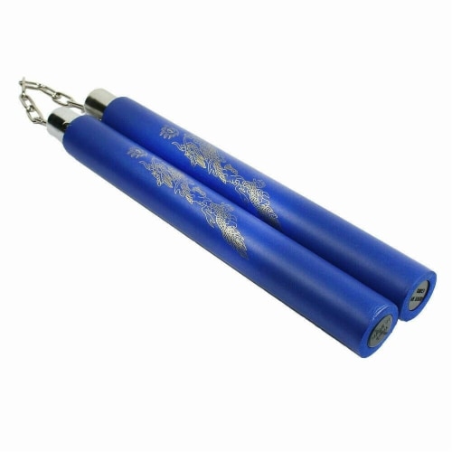 Milaloko Foam Training Nunchucks Paded Sponge Practice Nunchakus With Chain For Kids Adults Beginners And Kung Fu Lovers 2 Pack Red