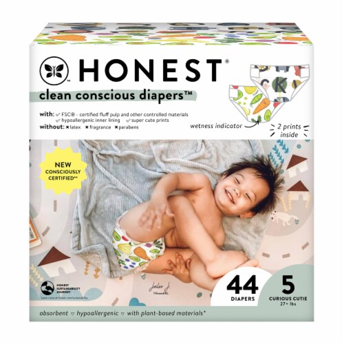 Honest® Clean Concious Diapers™ Size 5 (27+lbs) Perspective: front