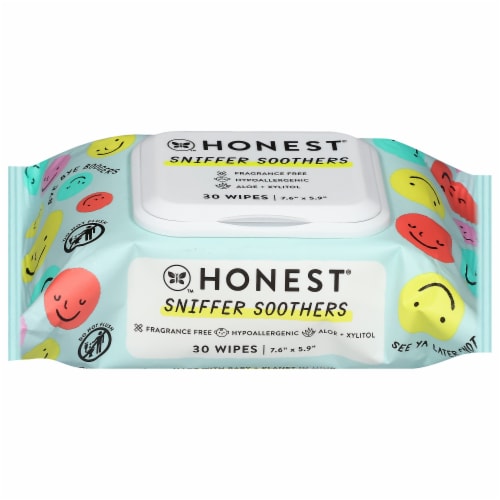 The Honest Company Nose + Face Wipes Perspective: front