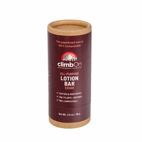 climbOn Cedar Lotion Bar Perspective: front