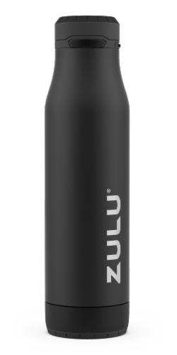 ZULU® Swift Stainless Steel Vacuum Insulated Water Bottle - Black Perspective: front
