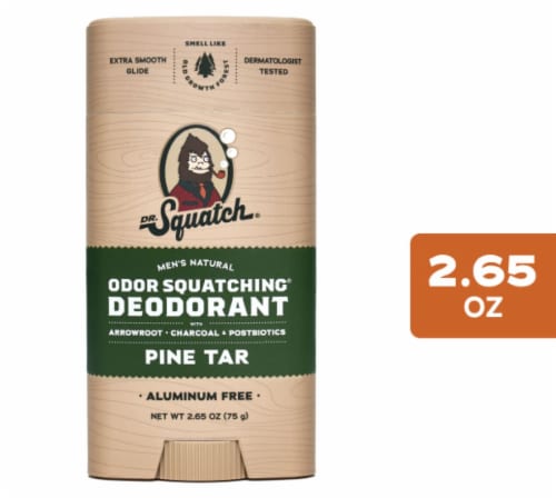 Dr. Squatch® Pine Tar Aluminum Free Deodorant, 1 ct - Fred Meyer