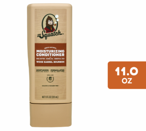 Dr. Squatch® Wood Barrel Bourbon Men's Natural Conditioner Perspective: front