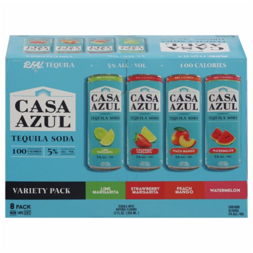 Casa Azul Tequila Varity Pack Perspective: front