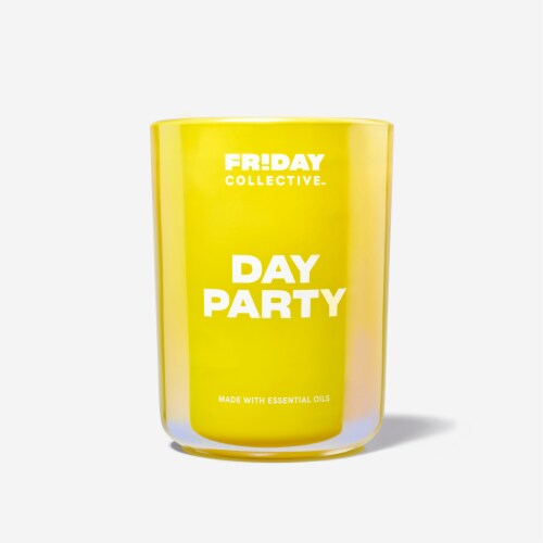 Friday Collective™ Day Party Scented Candle Perspective: front
