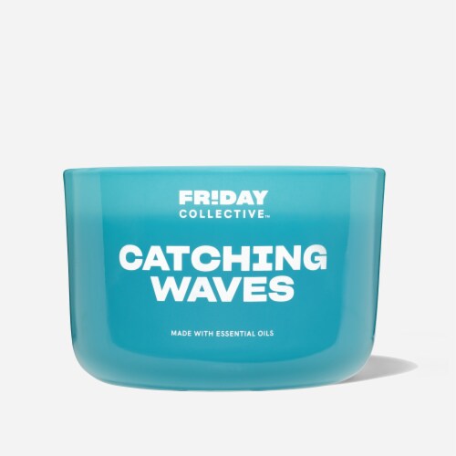 Friday Collective™ Catching Waves Candle Perspective: front