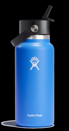 Hydro Flask Wide Flex Straw Cap Bottle - Cascade Perspective: front