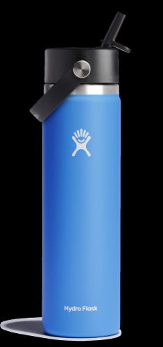 Hydro Flask Wide Flex Straw Cap Bottle - Cascade Perspective: front
