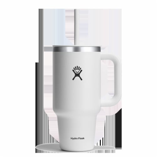Hydro Flask All Around Travel Tumbler - White Perspective: front