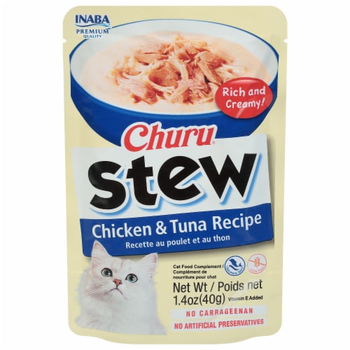 Inaba® Churu® Stew Chicken and Tuna Recipe Cat Food Perspective: front