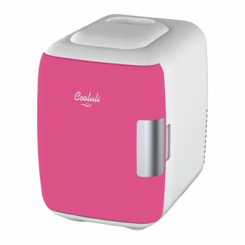 Cooluli Classic 4 Liter Portable Compact Mini Fridge - Fuchsia Perspective: front