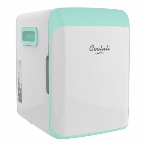 Cooluli Classic 10 Liter Portable Compact Mini Fridge - Turquoise Perspective: front