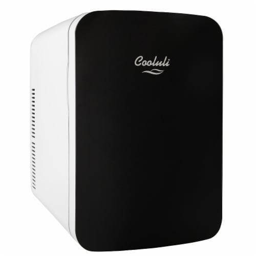 Cooluli Infinity 15 Liter Portable Compact Mini Fridge - Black Perspective: front