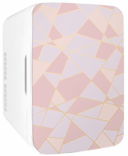 Cooluli Infinity 10 Liter Portable Compact Mini Fridge - Fractal Pink Perspective: front