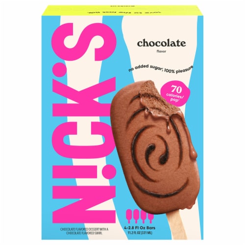 Nick's Choklad Choklad Coated Ice Cream Perspective: front