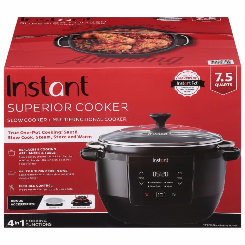 Instant Brands Superior Cooker 7.5 qt Perspective: front
