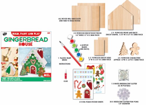 Gingerbread Holiday Painting Kit and Written Instructions — Petite Palette