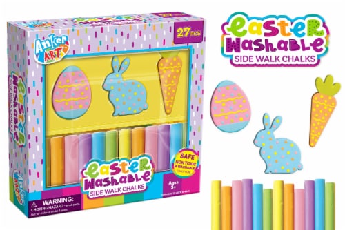 Anker Play Easter Washable Side Walk Chalks Perspective: front