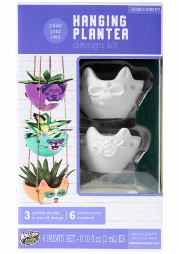Anker Play Paint Your Own Animals Planter Kit Perspective: front