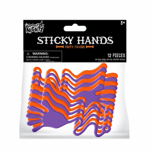 Anker Play Spooky Nightz™ Haloween Sticky Hands Party Favors Perspective: front