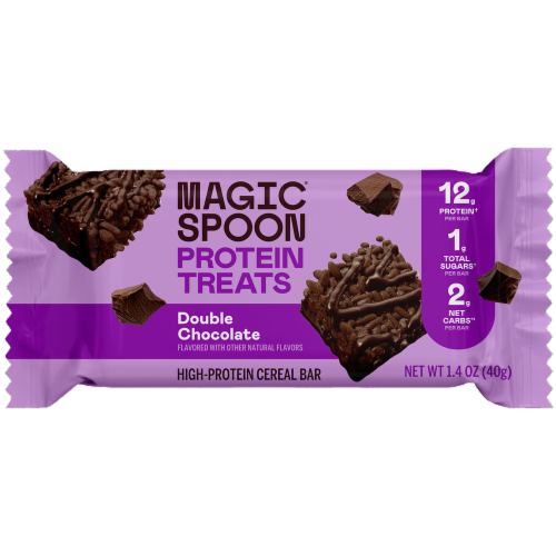 Magic Spoon® Double Chocolate High-Protein Cereal Bar Perspective: front