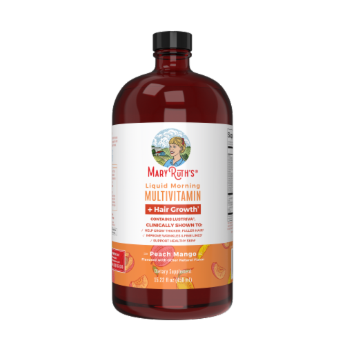 MaryRuth's® Liquid Morning Multivitamin + Hair Growth Perspective: front