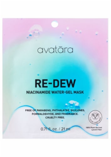 Avatara Re-Dew Niacinamide Water-Gel Mask Perspective: front