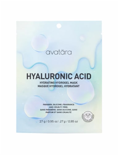 Avatara Hyaluronic Acid Hydrating Hydrogel Mask Perspective: front