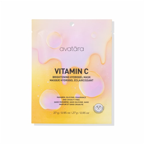 Avatara Vitamin C Brightening Hydrogel Mask Perspective: front