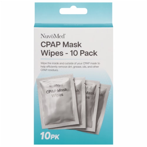 NuvoMed® Unscented CPAP Mask Wipes Travel Pack Perspective: front