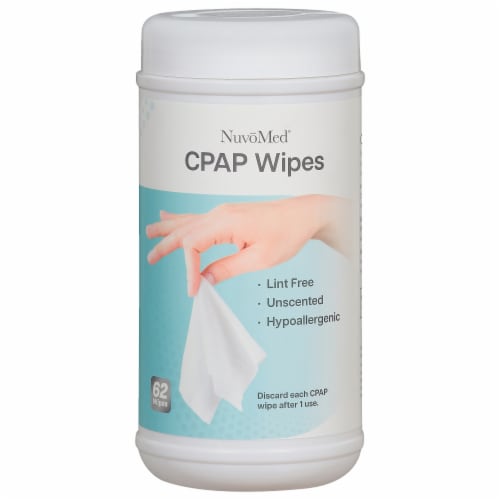 NuvoMed® Citrus Scented CPAP Mask Wipes Perspective: front
