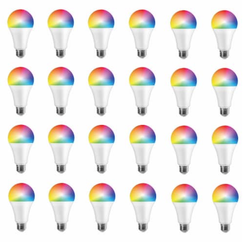 A21 WiFi Smart LED Light Bulb 12W 1100LM Alexa Google SIRI ETL and Energy Star 24 Pack 24 Pack Gerbes Super Markets