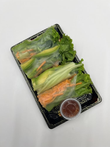 Wabisan Asian Foods Kosher Veggie Spring Roll Perspective: front