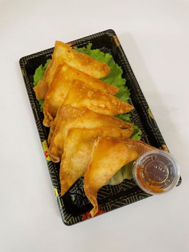 Wabisan Asian Foods Crab Rangoon Perspective: front
