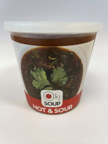 Wabisan Asian Foods Hot and Sour Soup Perspective: front