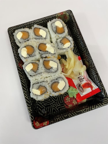 Wabisan Asian Foods Philly Maki Sushi Perspective: front