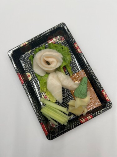 Wabisan Asian Foods Sashimi Escolar Perspective: front