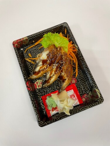Wabisan Asian Foods Sashimi Unagi Perspective: front