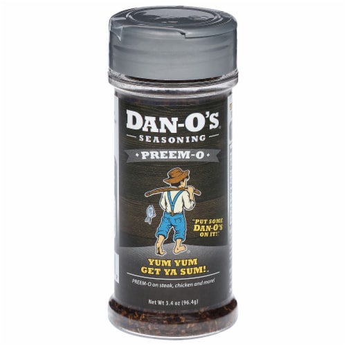 Dan-O's® Preem-O Seasoning Perspective: front