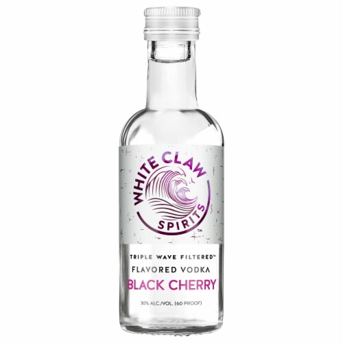 White Claw Spirits™ Triple Wave Filtered Black Cherry Flavored Vodka Perspective: front